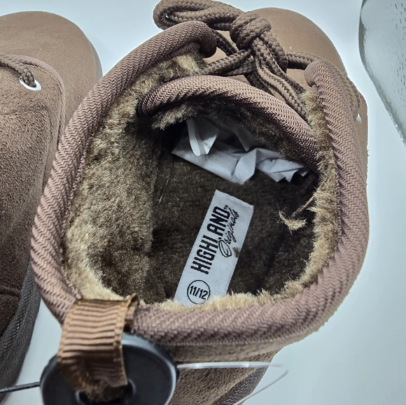 Boy's Highland Originals Brown Boots Multiple Sizes Available Lace Up Adorable - Picture 8 of 9